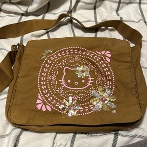 Sanrio Hello Kitty Mandala Messengerer Bag, EUC